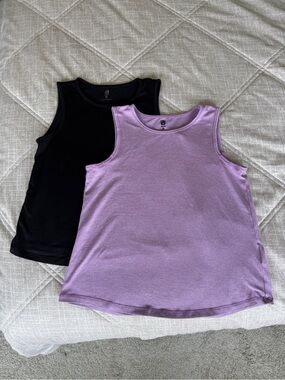 Ideology Girls' Tank Tops in Lavender and Black
